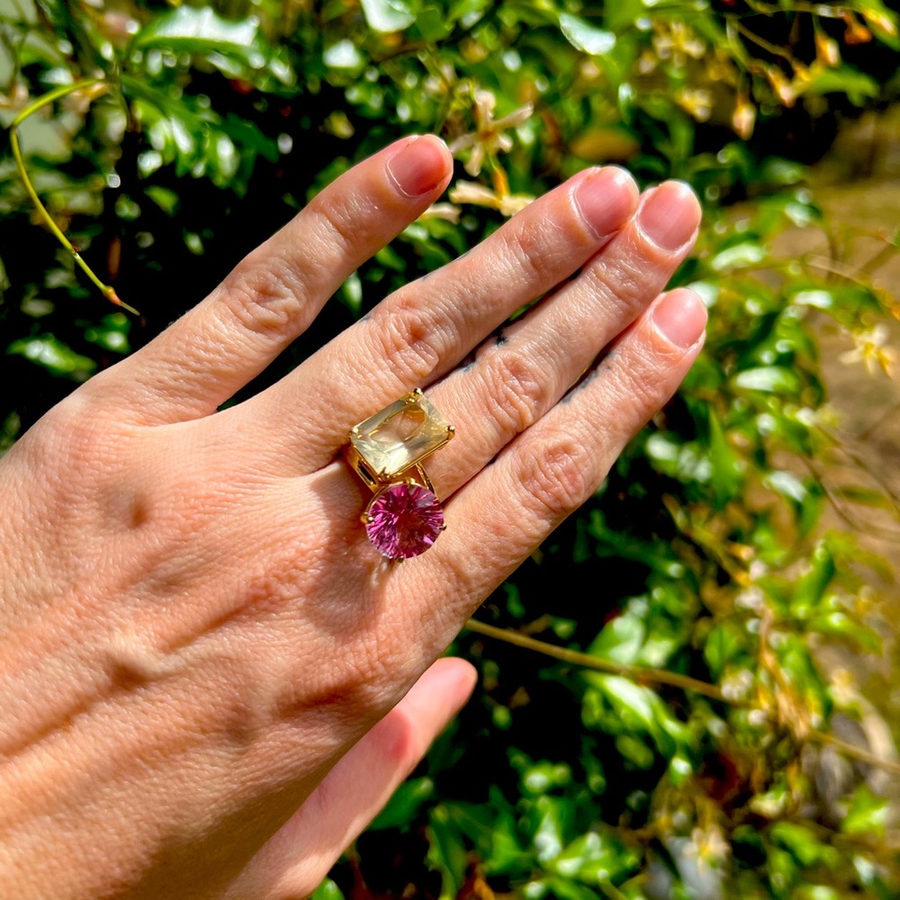 Labradorite Statement Piece on 14kt Gold